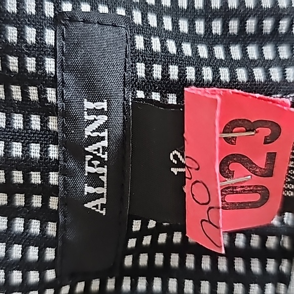 Alfani Women's Black/Gray Wide Leg Capri Dress Pants Sz 12 - Picture 4 of 4